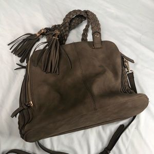 Unused Suede Handbag